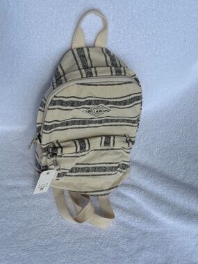 billabong striped mini backpack Womens Home Abroad Backpack, Black & White Features Fabric Billabong | Bags | Billabong